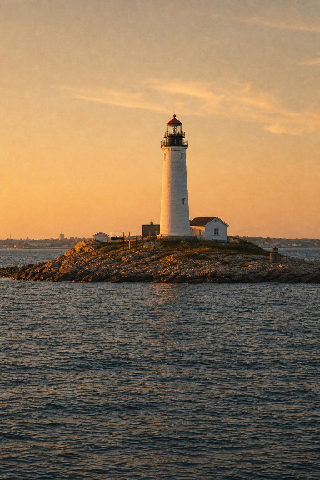 Boston Light — America's first lighthouse on Little Brewster Island